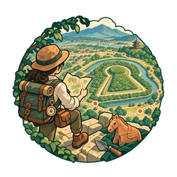 称号『遺跡探検家』の専用イラスト