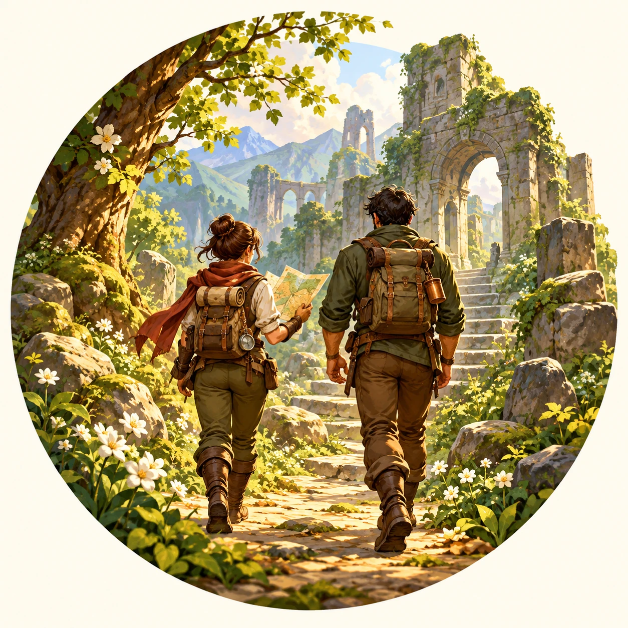 An illustration for a shared-quest title