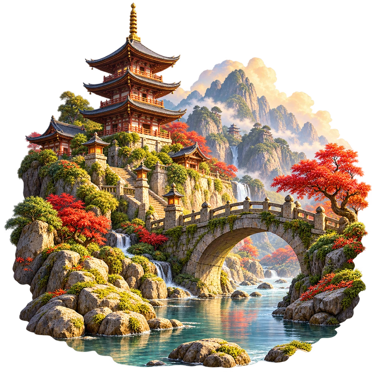 Dedicated illustration for the Asia History Explorer title