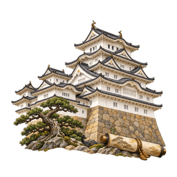現存十二天守踏破の専用イラスト